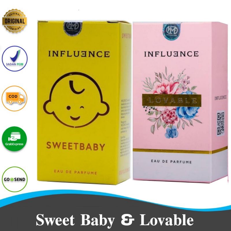 Jual Influence Parfume Sweet Baby Premium Spray 50ml Eau De