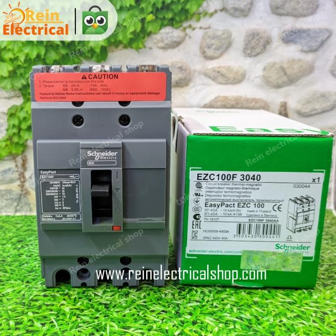 Jual Mccb Ezc100F Schneider 40A 3P Nfb Schneider | Shopee Indonesia