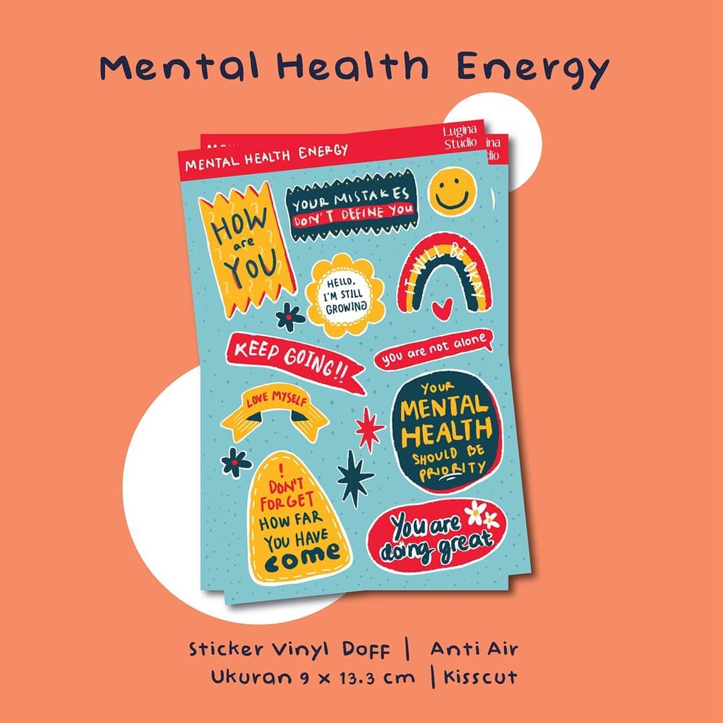 Jual Stiker Kesehatan Mental | Mental Health | Lugina Studio | Shopee ...