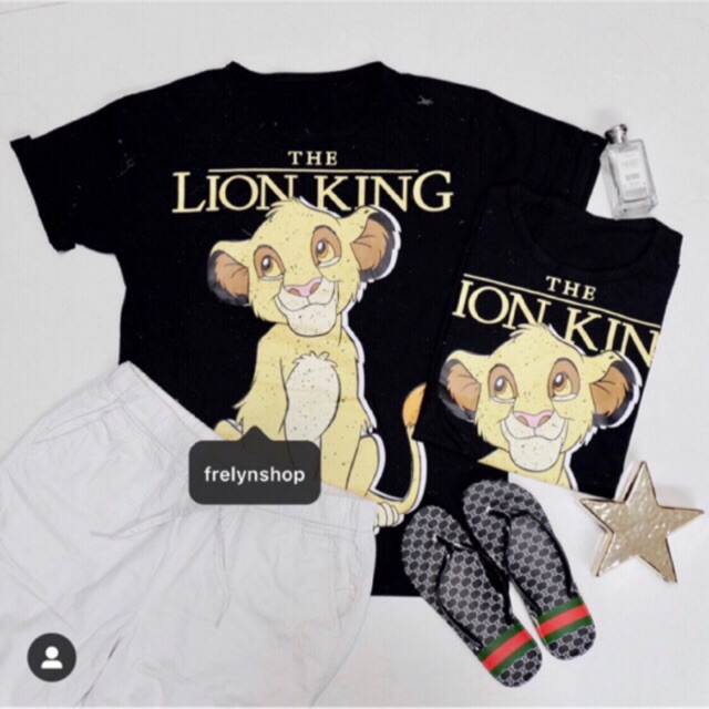 THE LION KING HITAM ABU OVERSIZE BAJU KAOS TSHIRT TUMBLR TEE DISNEY BERSHKA SIMBA KIDS S M BIGSIZE
