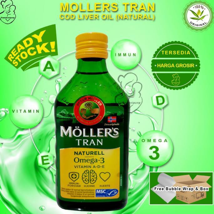 Jual MOLLERS TRAN COD LIVER OIL FISH MINYAK IKAN MOLLER'S MOLLER TRANS