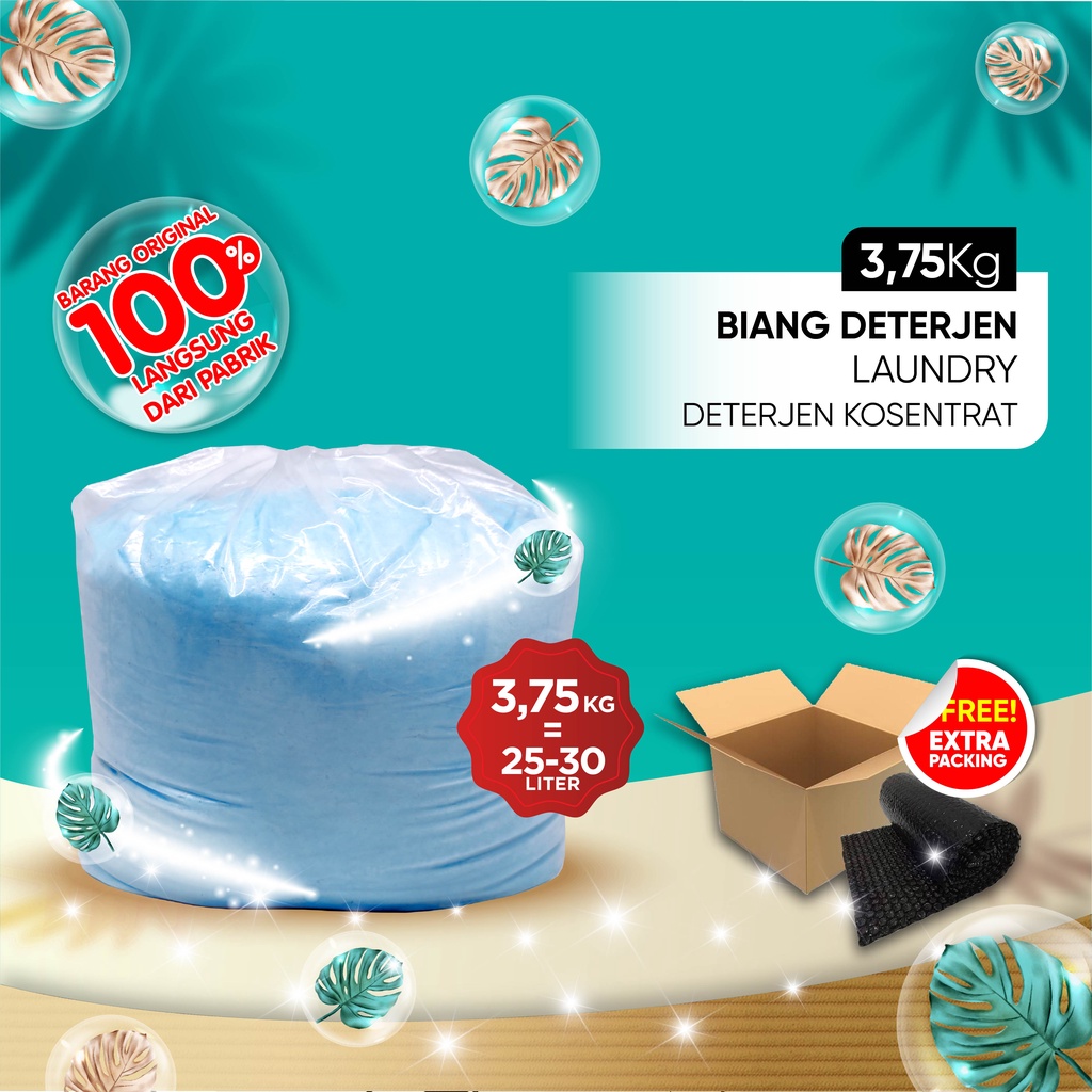 Jual Biang Deterjen Laundry Deterjen Kosentrat Hemat Ongkir 3,5kg Bonus ...