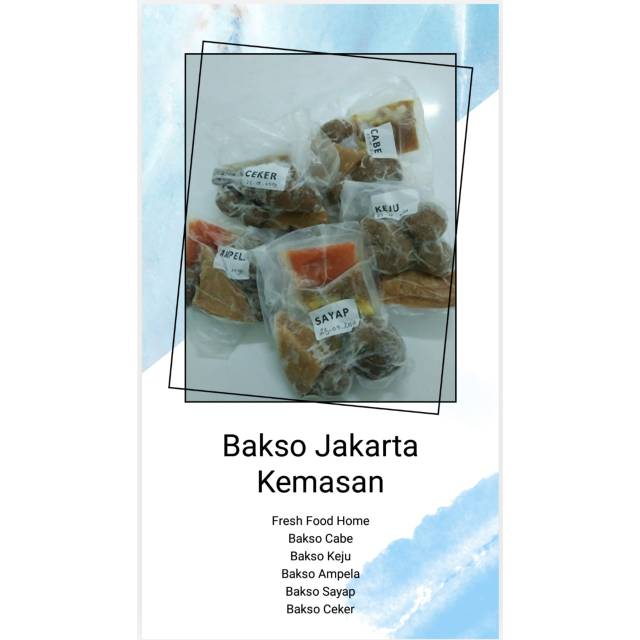 Jual Bakso Jakarta Kemasan Shopee Indonesia