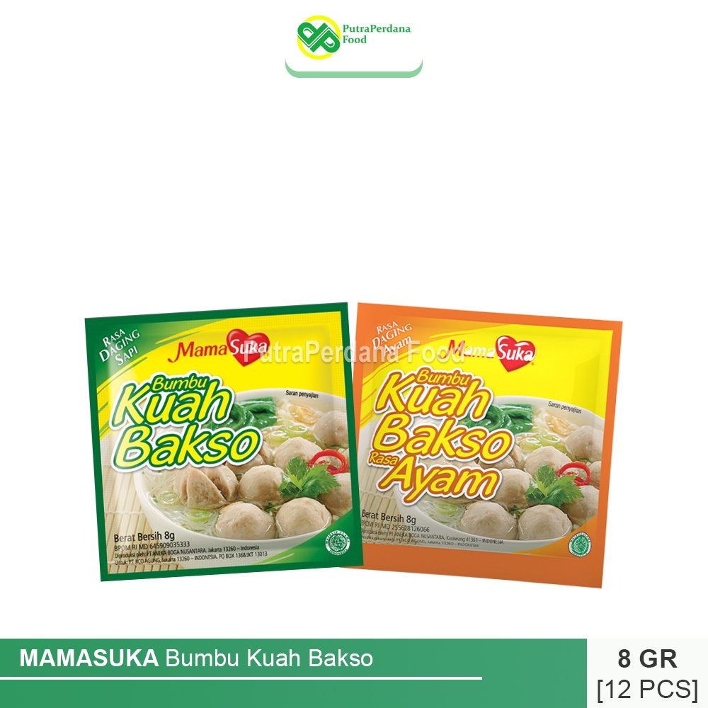 Jual Bumbu Kuah Bakso Mamasuka 8gr 12 Pcs Shopee Indonesia