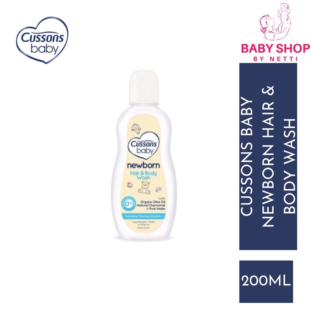 Jual CUSSONS BABY NEWBORN HAIR BODY WASH 100ML 200ML 400ML