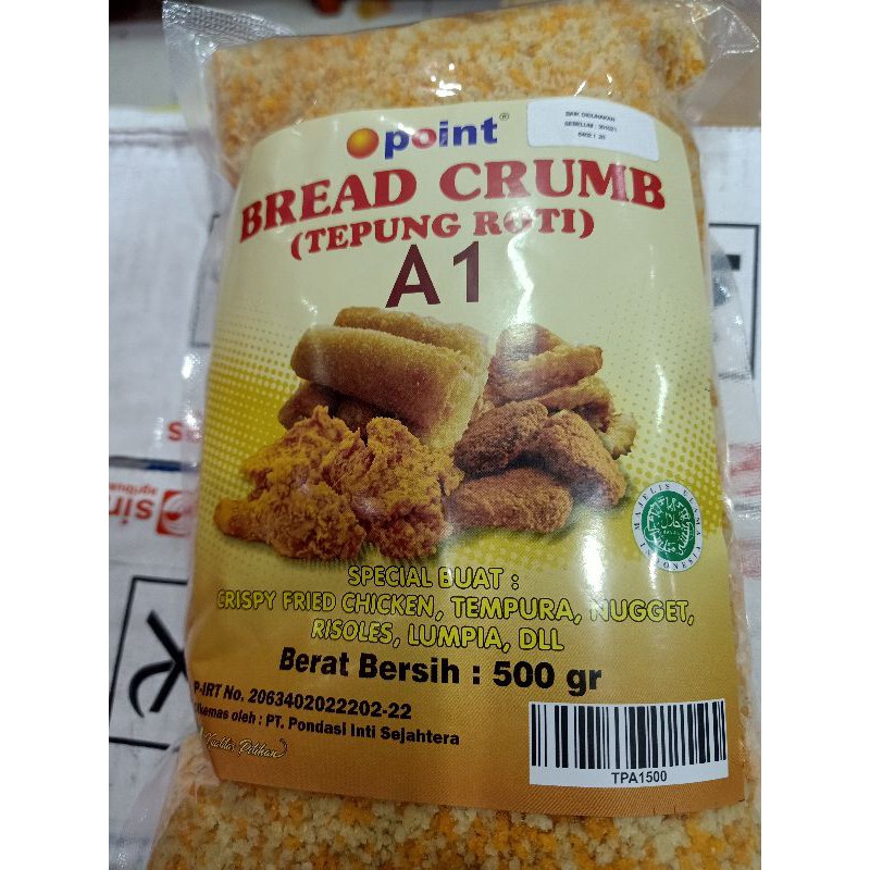 Jual Tepung Roti/ Bread Crumb 500 gram | Shopee Indonesia