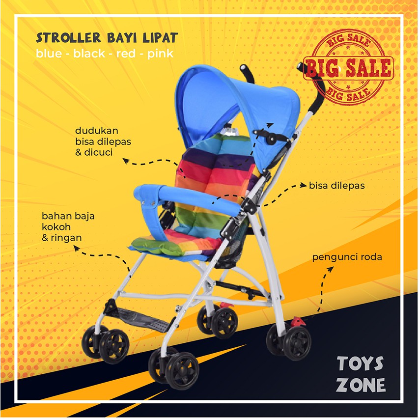 Stroller shop duduk murah