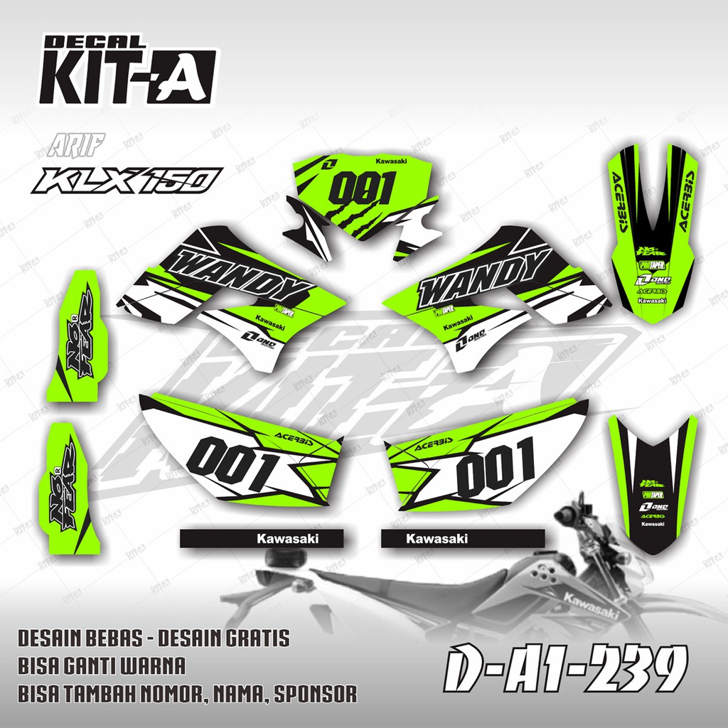 decal klx 150 s