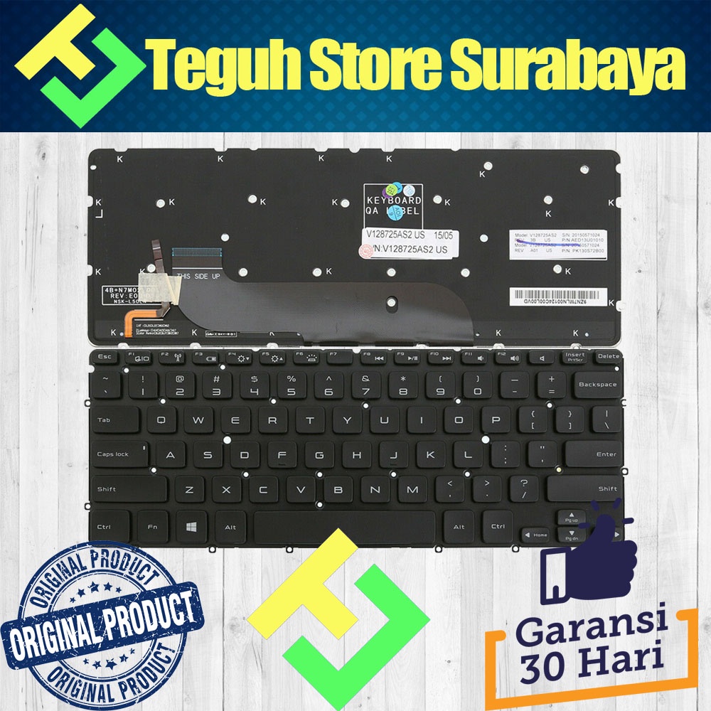 Jual Keyboard Dell Xps 13 Original Backlite Shopee Indonesia 3735