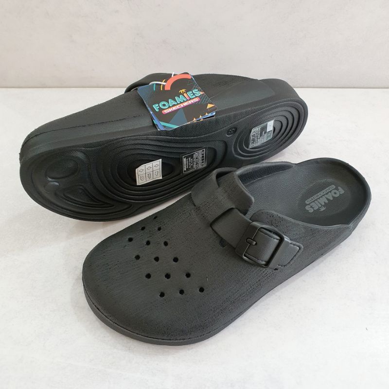 Jual Sandal Clog - SKECHERS Cali Surf - Black/Brown [SKE243070BBK ...