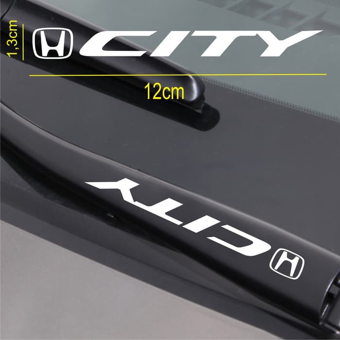 Jual Stiker Wiper Mobil Logo Honda City Car Decal Sticker Shopee