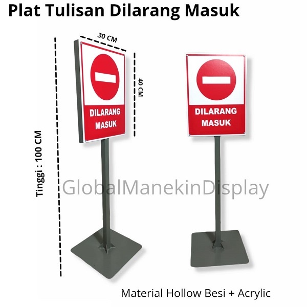 Jual Tanda Dilarang Masuk | Papan Dilarang Masuk | Shopee Indonesia