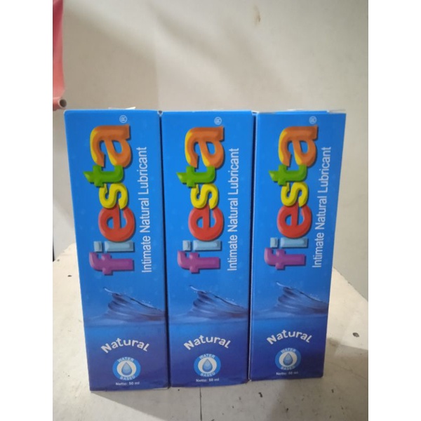 Jual Fiesta Lubricant Gel Natural 50 ml Dan Fiesta Lubricant Strawberry