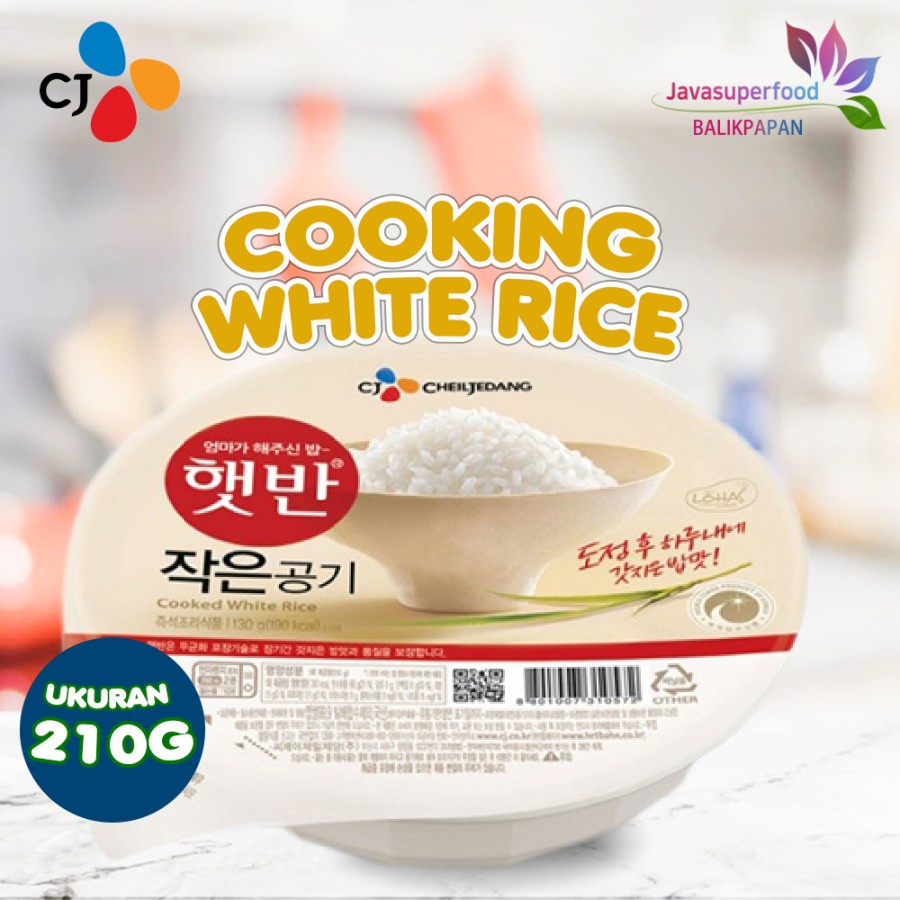 Jual CJ Cheiljedang Cooked White Rice (HETBAHN) 210gr | Shopee Indonesia