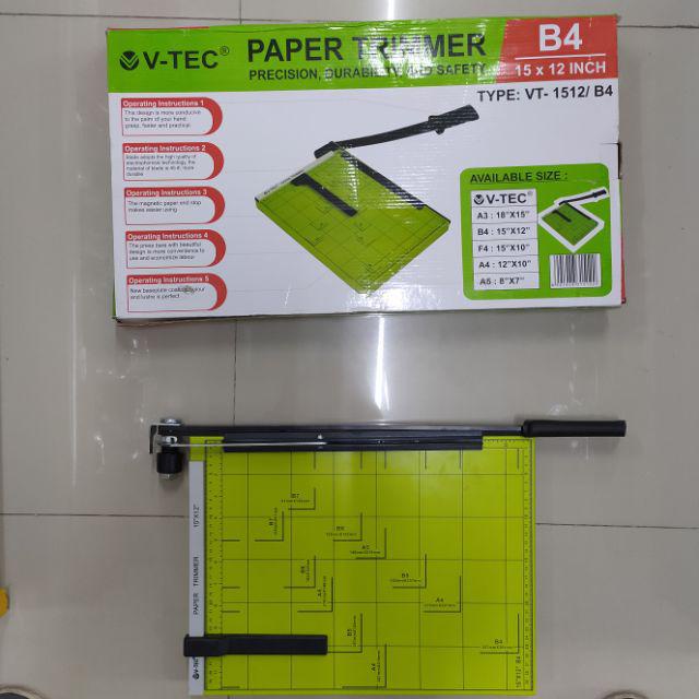 Jual Alat Potong Kertas Ukuran B4 V Tec Paper Cutter Shopee Indonesia