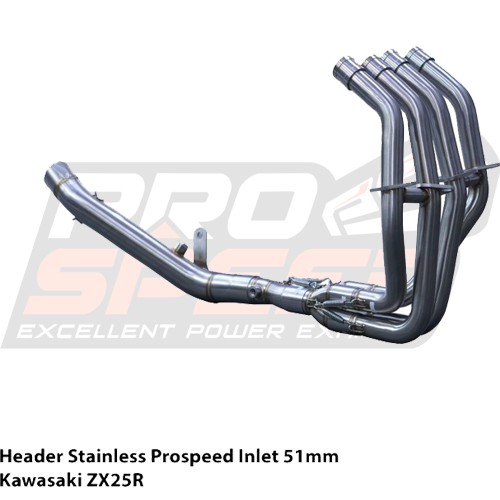 Jual Header Only SS/TITANIUM Kawasaki ZX25R Model Samping