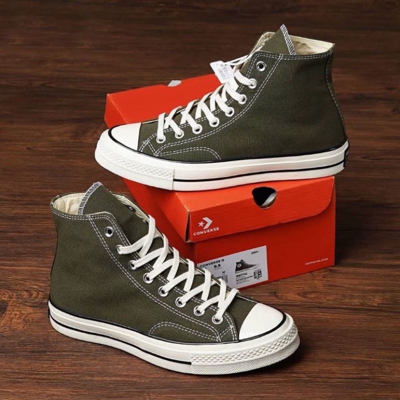 Sepatu Converse 70s High Olive Green Premium Converse 70s olive green Converse 70 olive