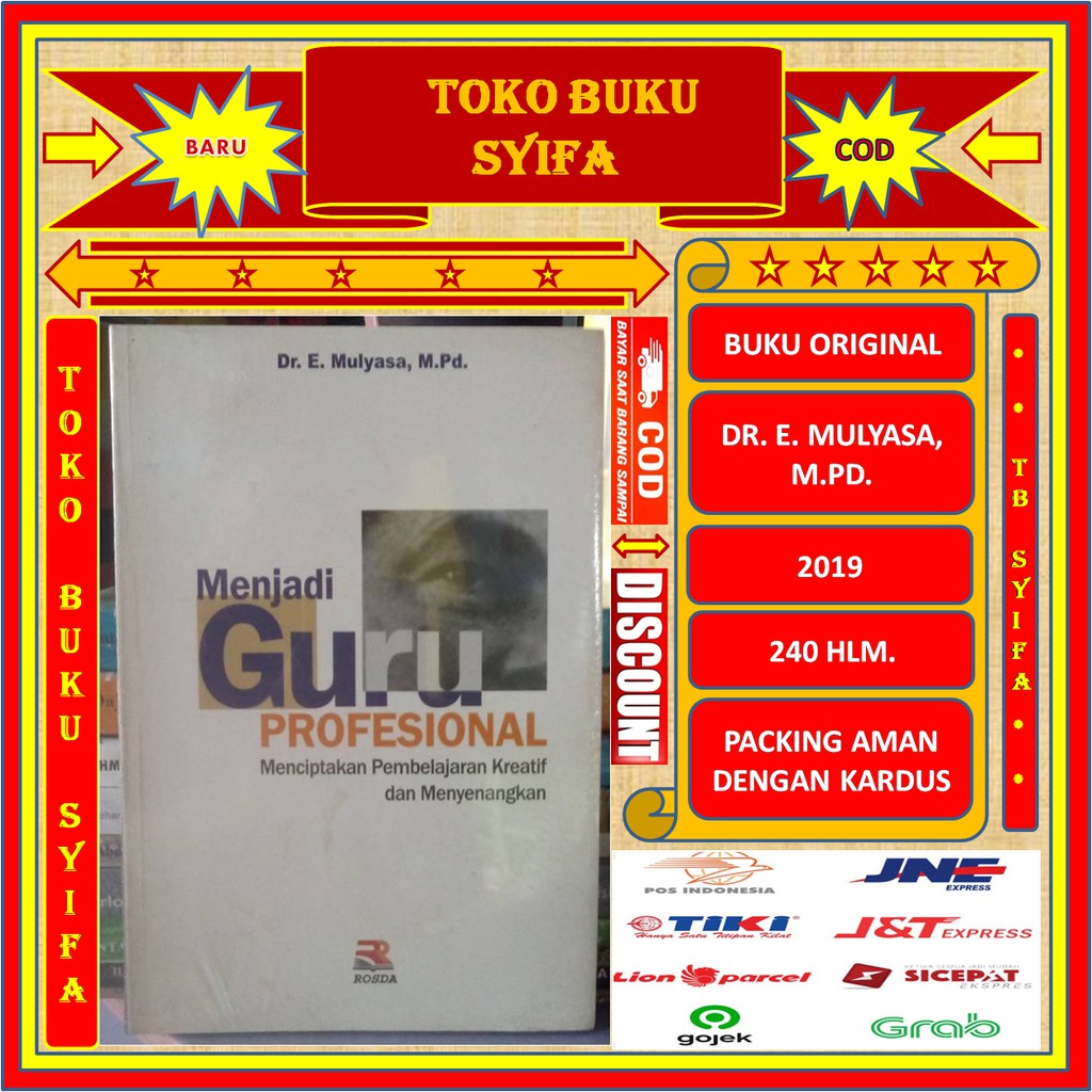 Jual BUKU ORIGINAL MENJADI GURU PROFESIONAL MENCIPKAN PEMBELAJARAN