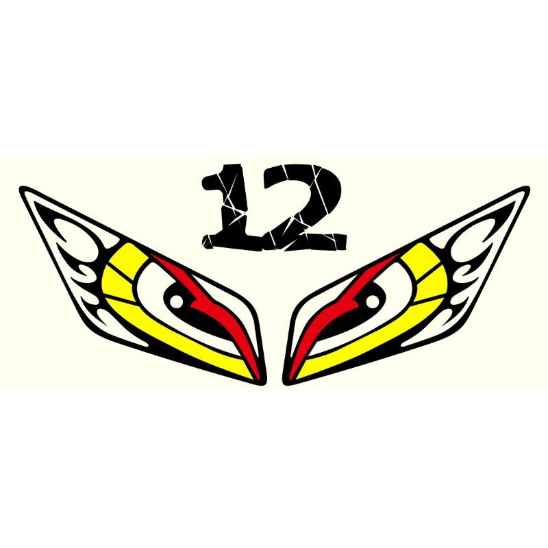 Jual Sticker Stiker Lampu Mata Elang R15 V2 / R15 V2 | Shopee Indonesia