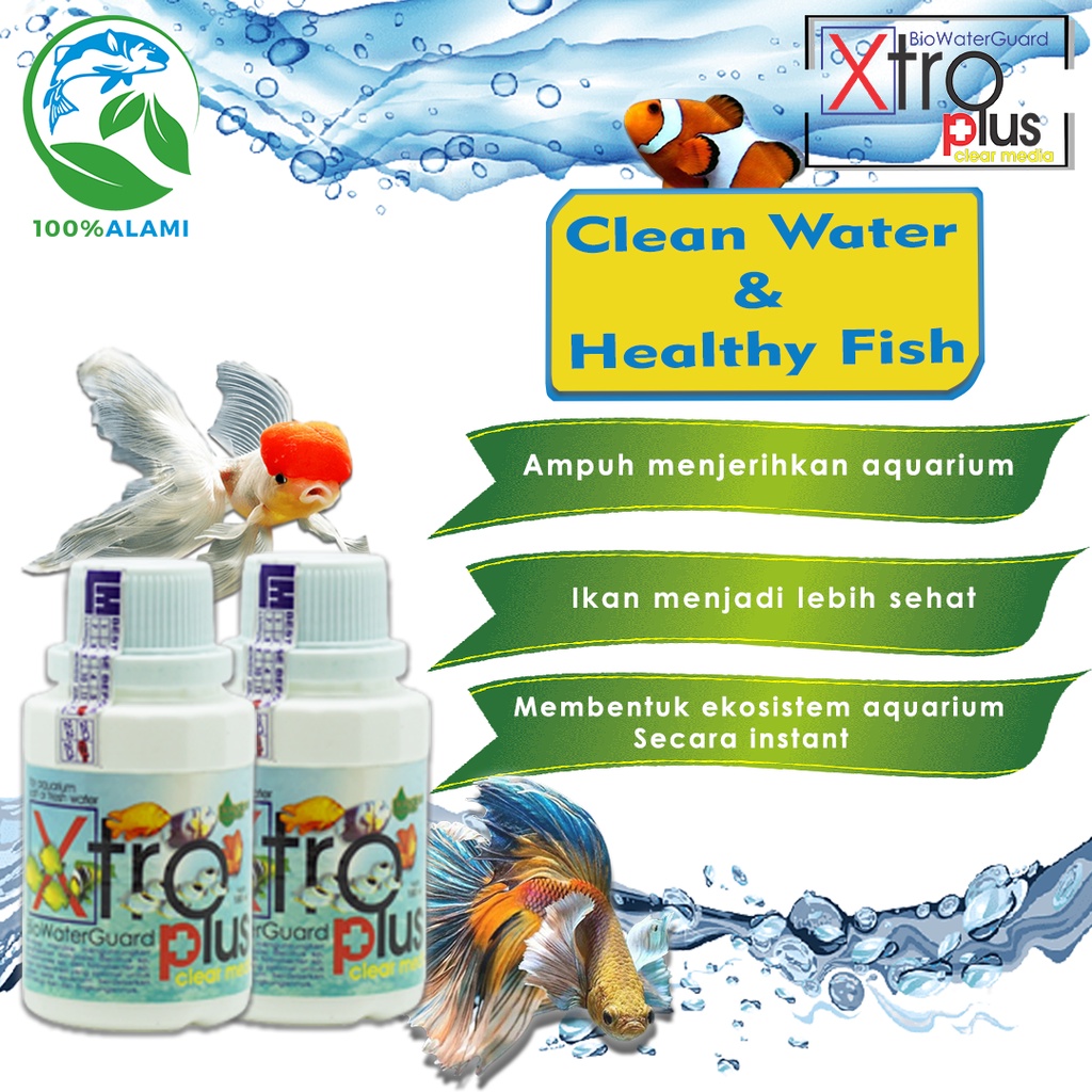 Jual Bakteri Starter Aquarium Xtroplus - Penjernih air aquarium dan ...