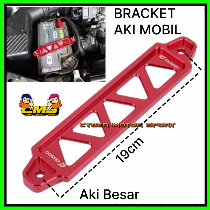 Jual Bracket penahan Aki mobil . pegangan accu mobil . aki besar. CNC