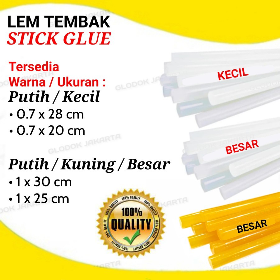 Jual Refill Isi Ulang Lem Tembak Glue Gun Kecil Dan Besar Shopee Indonesia