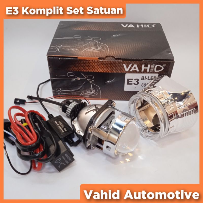 Jual Led Projector Vahid 25 Paket Komplit Set Bi Led E3 Vahid