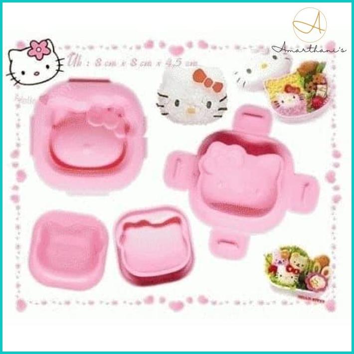 Jual Ac - Hello Kitty Rice Mold Cetak Nasi Bento Cetakan Motif Karakter ...