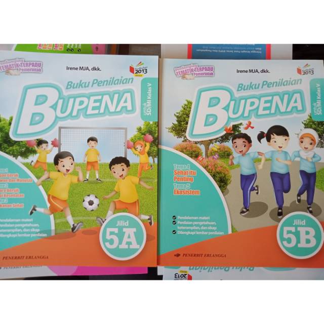 Jual Paket 2 buku Bupena 5A dan 5B revisi kelas 5 semester 1 | Shopee ...