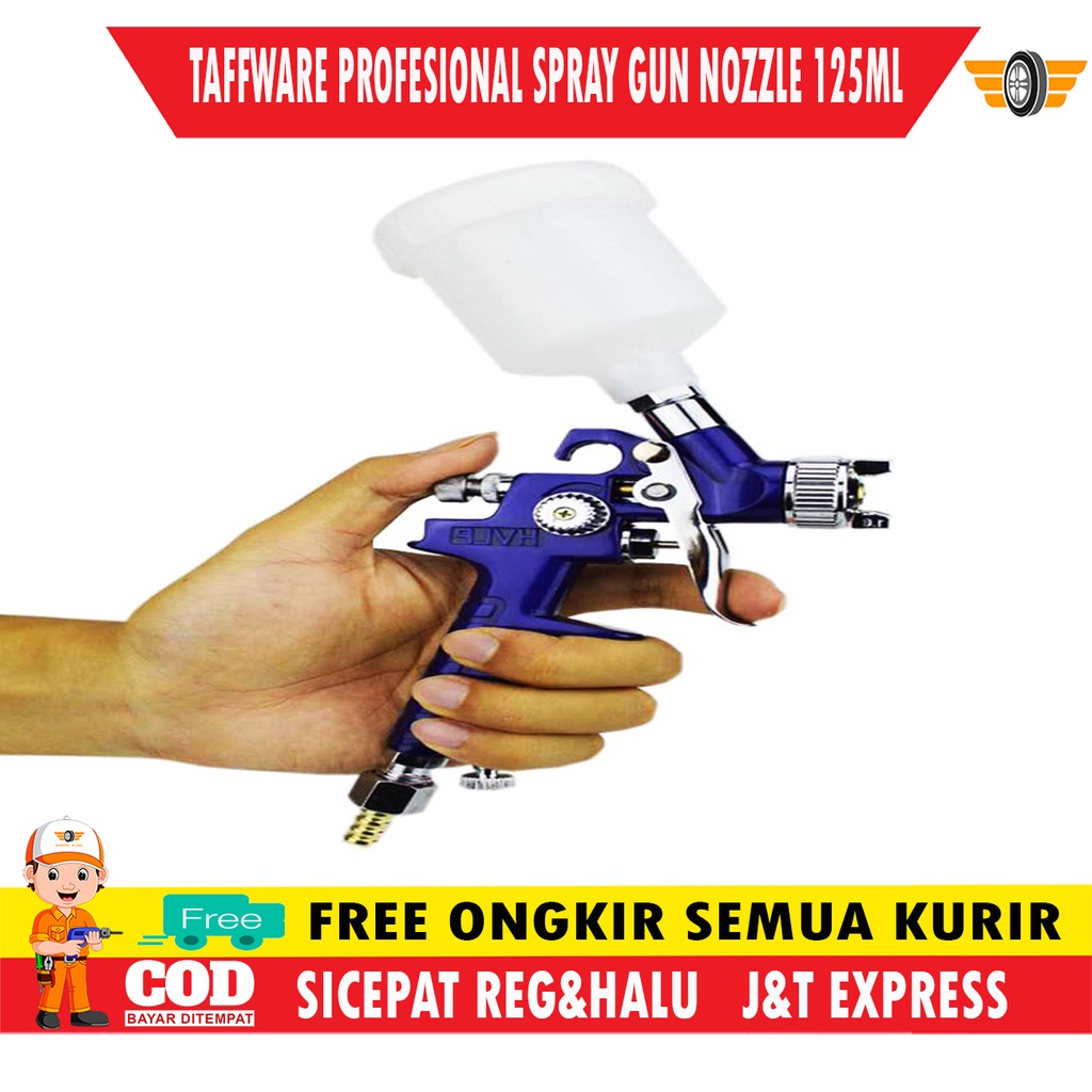Jual Paket Lengkap Spray Gun Profesional Alat Mesin Semprot Cat Manual ...