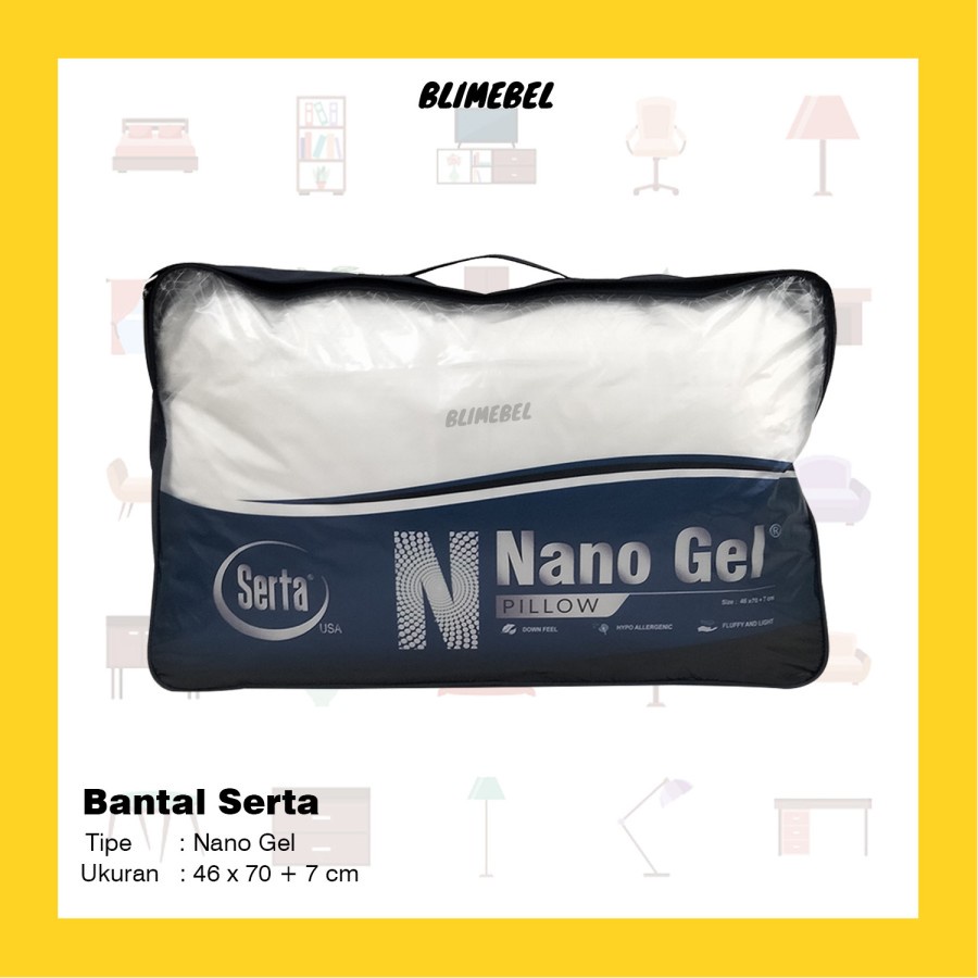 Jual Bantal Serta Nano Gel / Nanogel Serta Pillow Shopee Indonesia