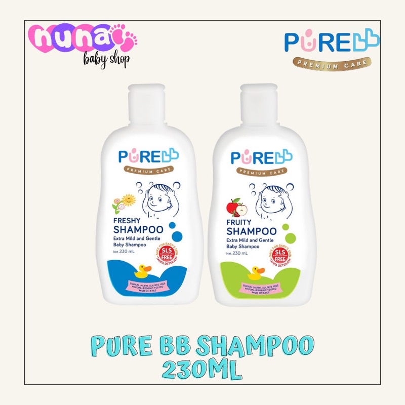 Jual Pure Bb PureBb Baby Shampoo 230ml Freshy Fruity / Sampo Bayi ...