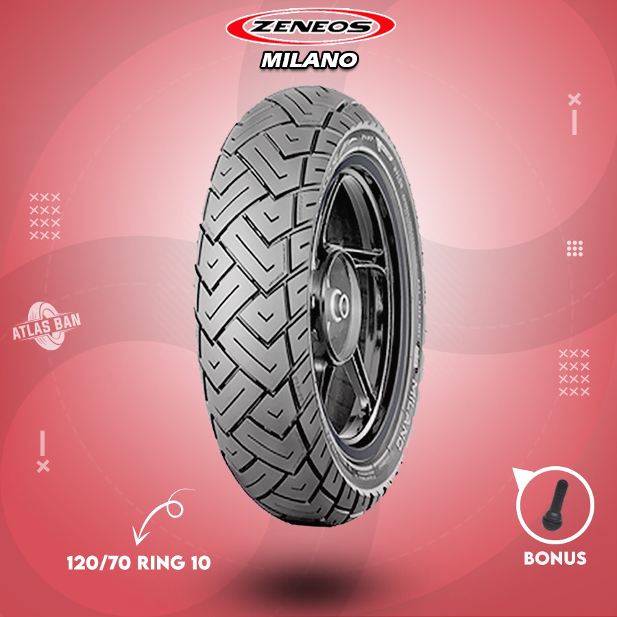 Jual Ban Tubles Motor VESPA MATIC ZENEOS MILANO 120/70 Ring 10 Tubles ...