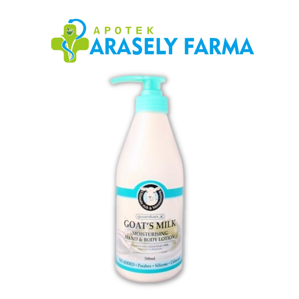 Jual Guardian Moisturising Hand And Body Lotion Goat's Milk (500 ml