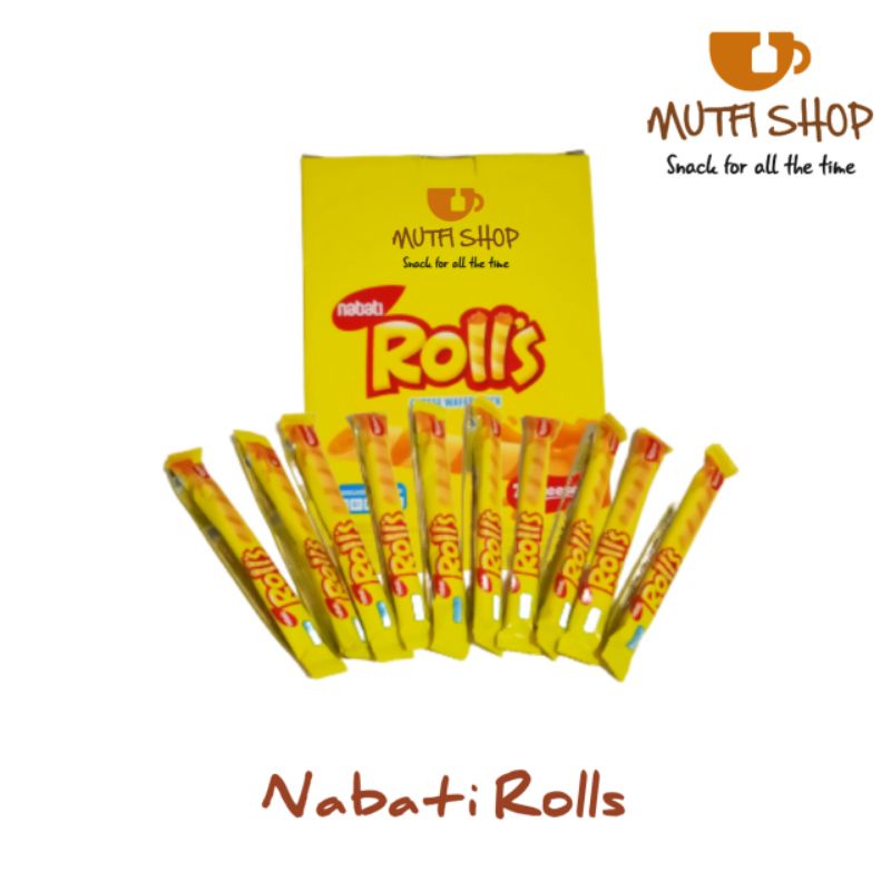 Jual Nabati Rolls wafer roll rasa keju richeese | Shopee Indonesia