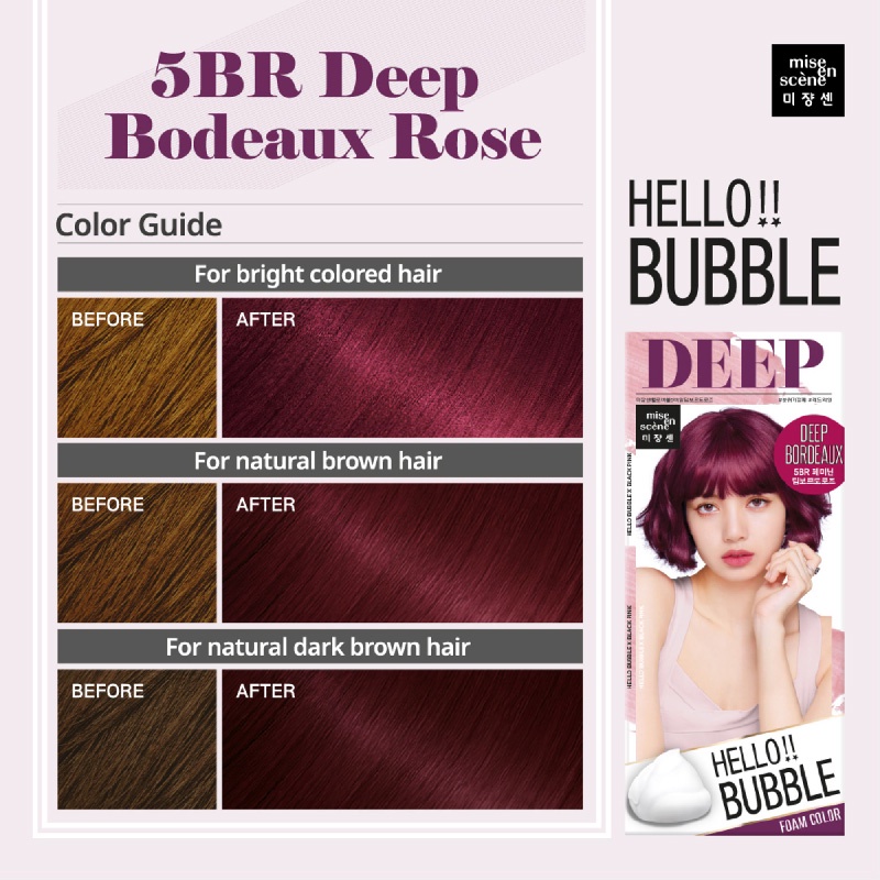 Jual Mise En Scene Hello Bubble Dye Hair Coloring Shopee Indonesia