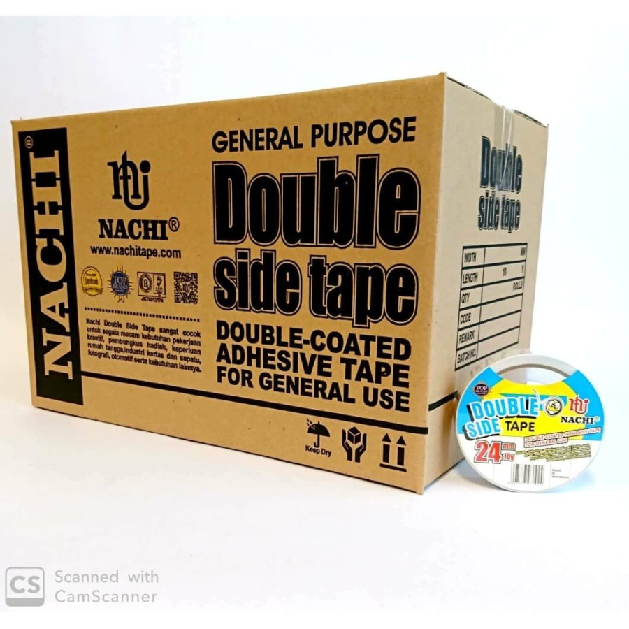 Jual Dus Nachi Double Side Tape Mm X Yard Inch Shopee Indonesia