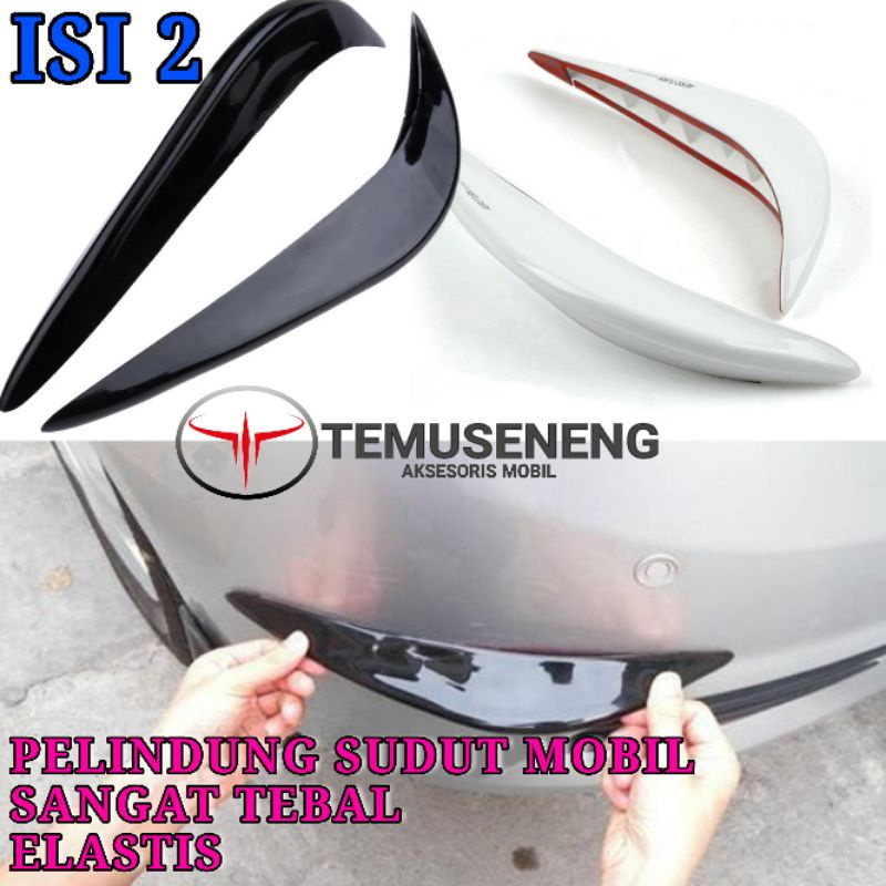 Jual Isi 2 Karet Pelindung Pojok Sudut Mobil Car Bumper Body Protector ...