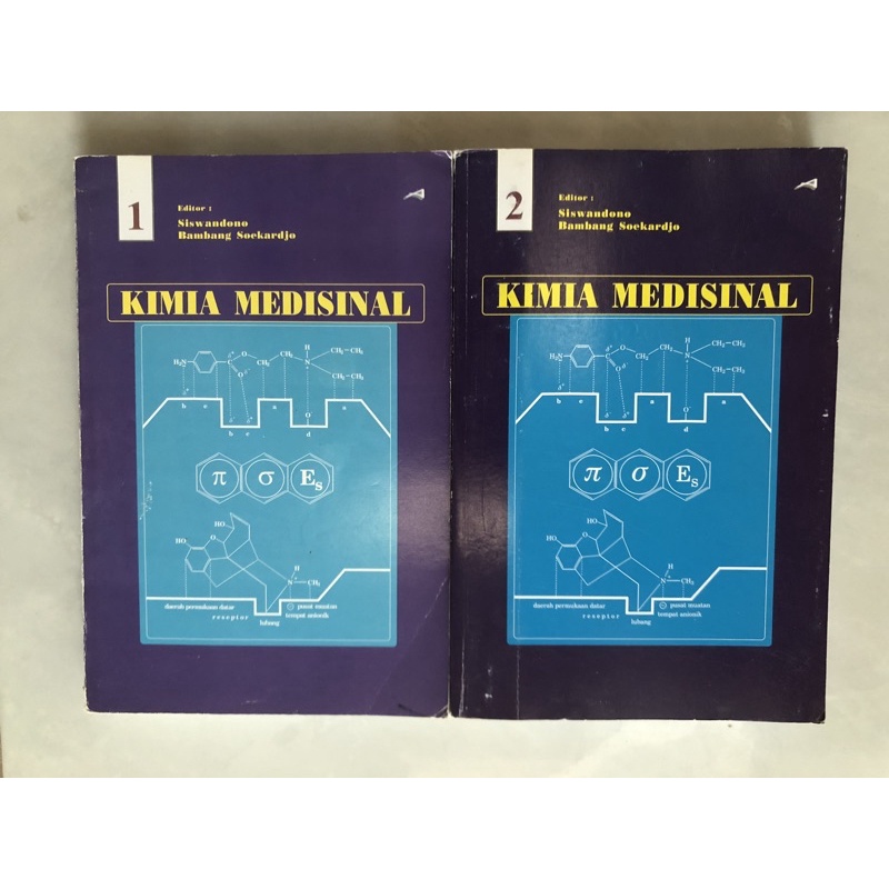 Jual Buku ORIGINAL Kimia Medisinal Jilid 1 Dan 2 Siswandono (preloved ...