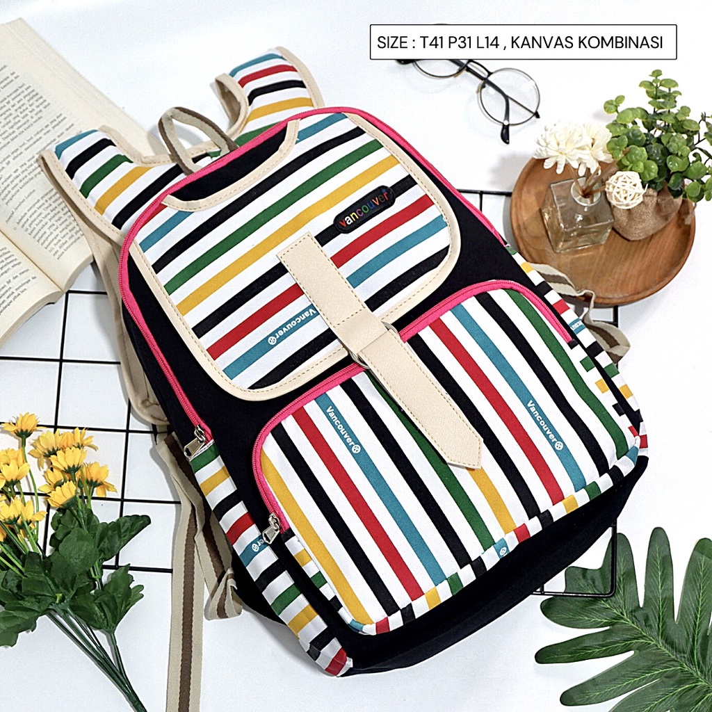 Jual FREE ONGKIR RANSEL WANITA DUA WARNA kain KANVAS TERBARU TERMURAH ...