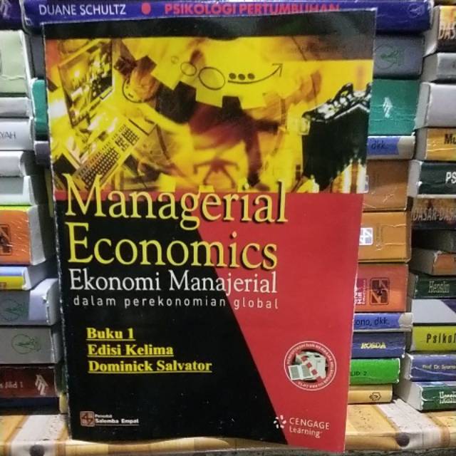 Jual MANAGERIAL ECONOMICS - EKONOMI MANAJERIAL DALAM PEREKONOMIAN ...