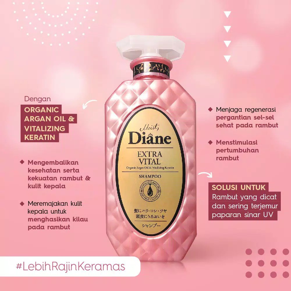 Jual MOIST DIANE Shampoo / Conditioner Treatment Miracle You Perfect