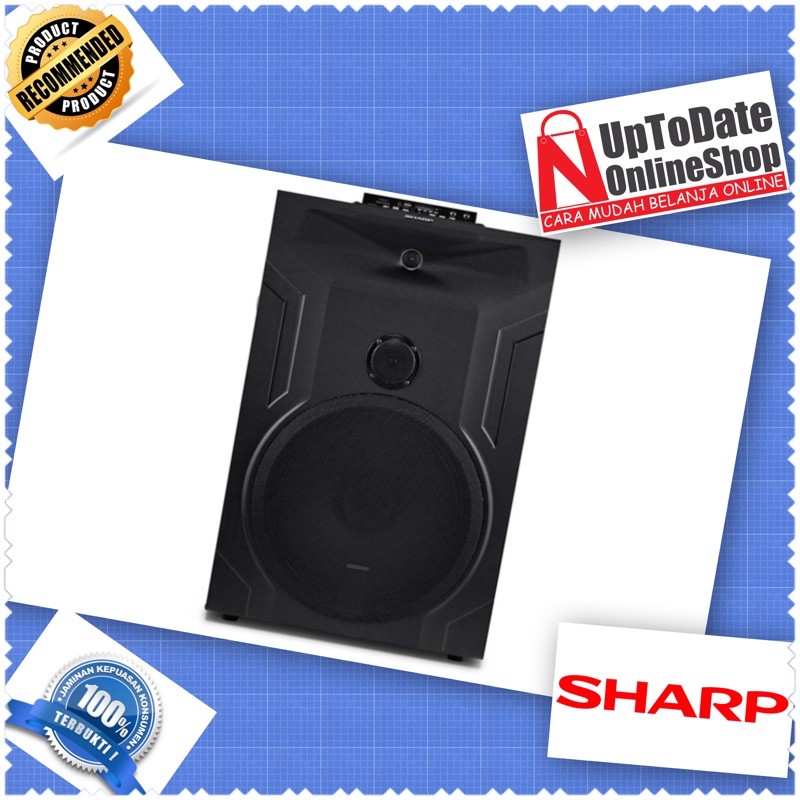 Jual SPEAKER AKTIF 15INCH SHARP CBOXPRO15UBB BLUETOOTH LOW WATT