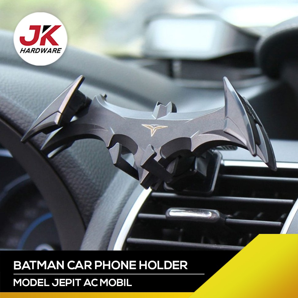 Jual Batman Car Phone Holder Tempat Holder Handphone HP Bentuk Logo