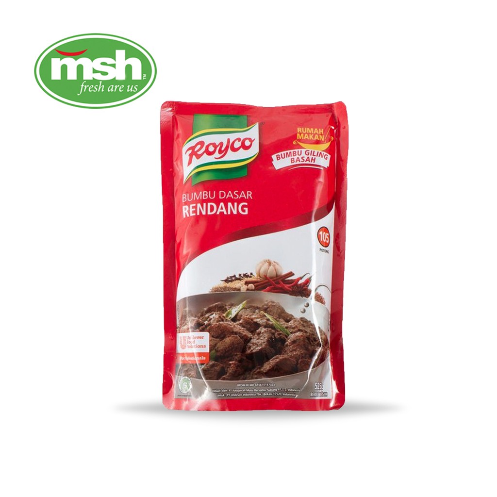 Jual Royco Bumbu Rendang Bumbu Giling Basah 525 g | Shopee Indonesia