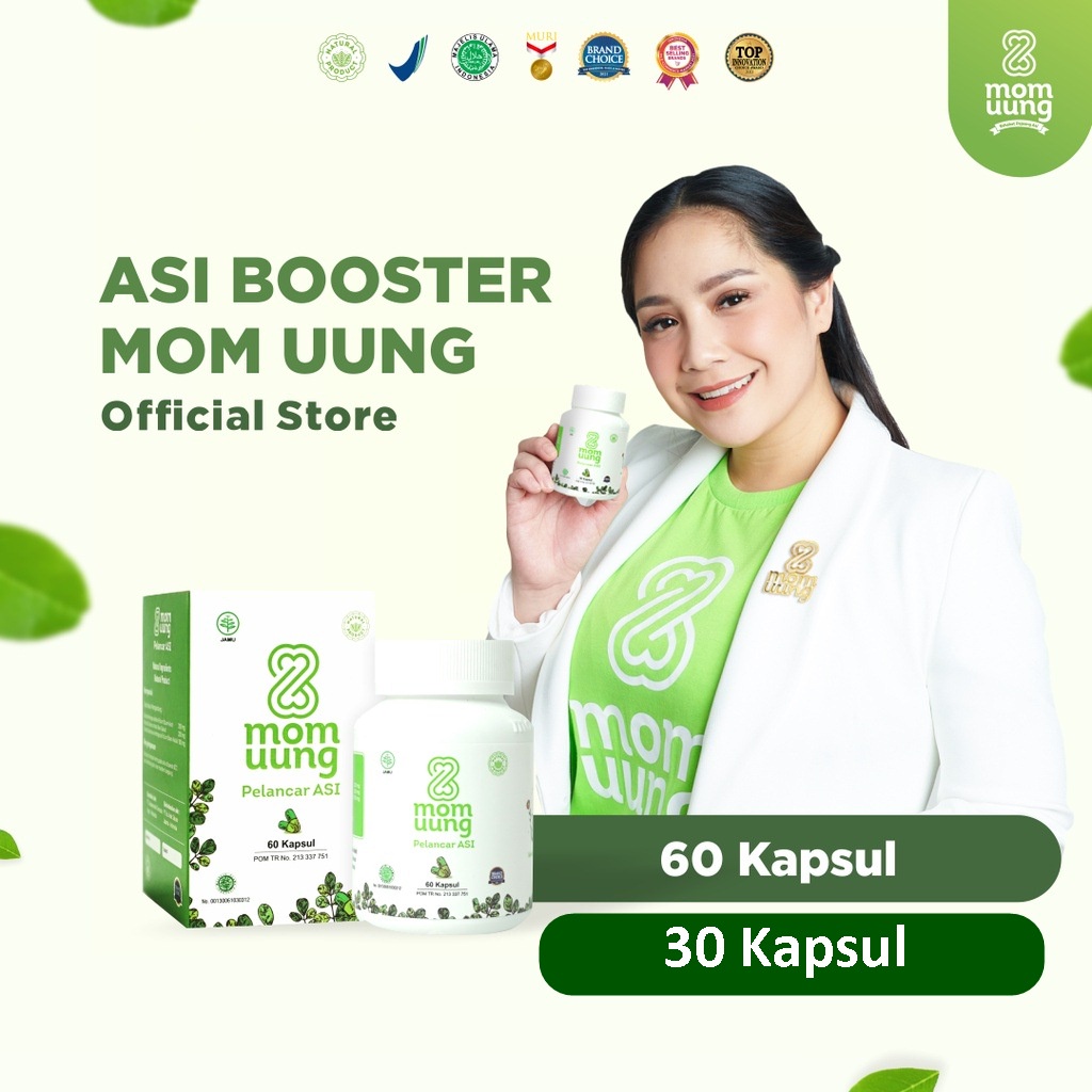 Jual MOM UUNG ASI BOOSTER KAPSUL PELANCAR ASI (HALAL, BPOM) / MOM UUNG