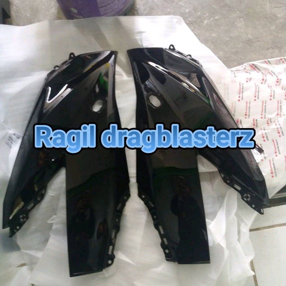 Jual fairing atas ninja 250 rr mono hitam polos original | Shopee Indonesia