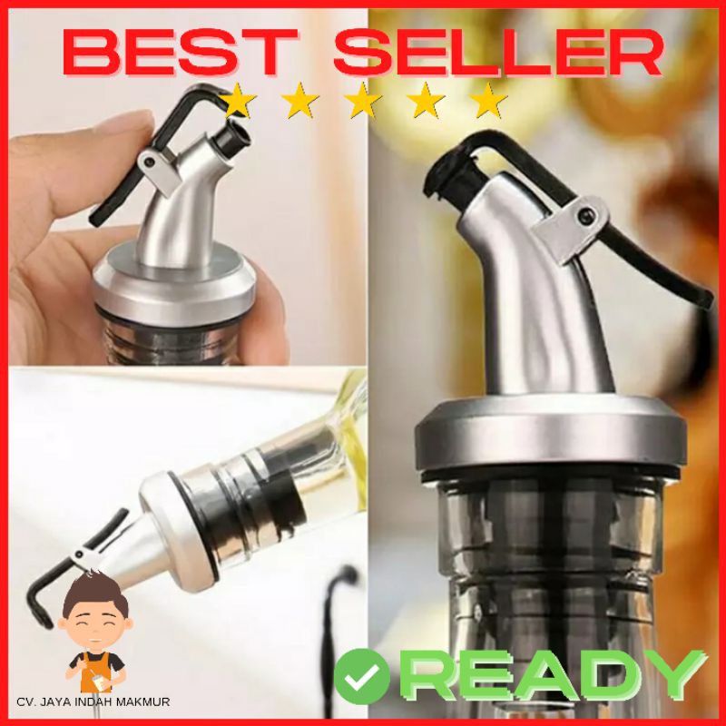 Jual Liquor Spirit bottle Pourer Penutup Botol Stainless Steel Flow