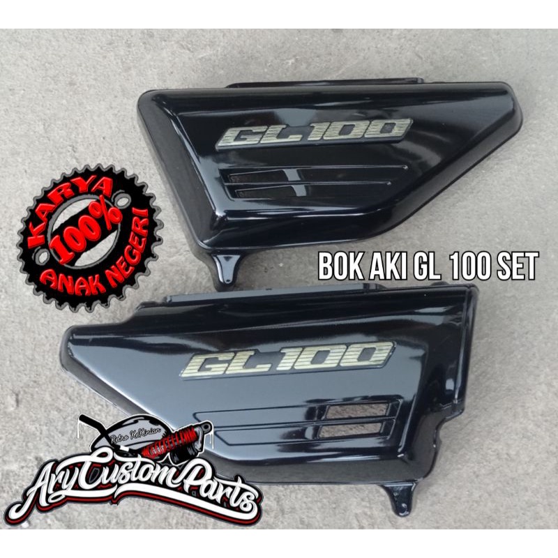 Jual Bok aki tepong gl 100 gl 125 gl pro gl max set emblem gl pro gl ...