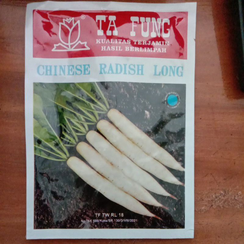 Jual Benih Lobak Putih 20 Gr Chinese Radish Long Shopee Indonesia